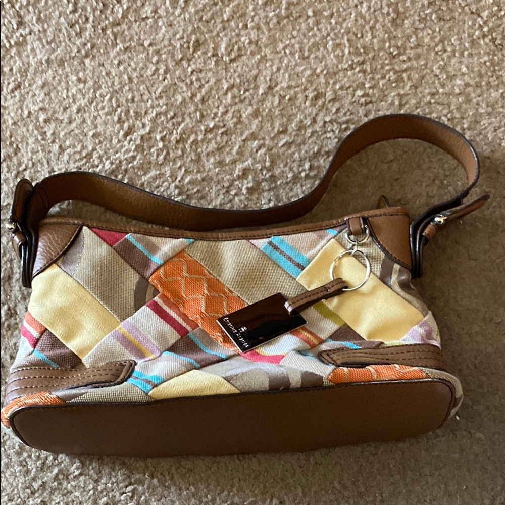 Etienne Aigner Multicolor Patchwork Shoulder Bag - image 1